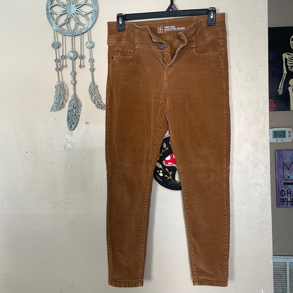 Corduroy skinny jeans